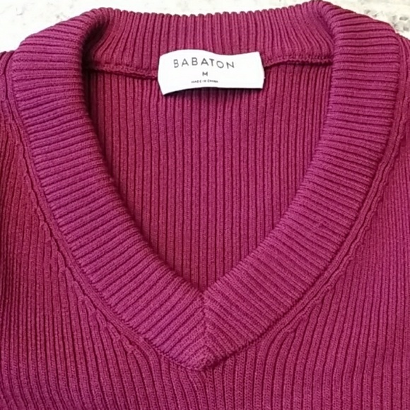 Babaton V- Neck Sweater - Picture 2 of 4